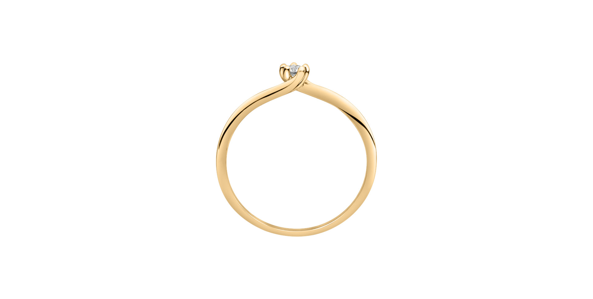 Prsteň s diamantom Vivid Love