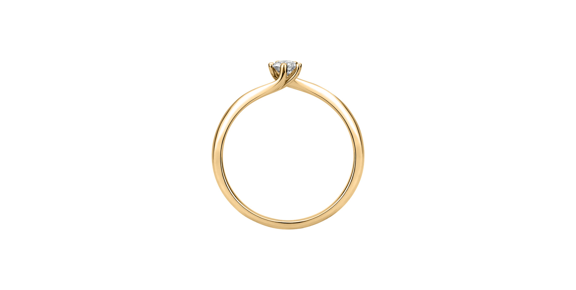 Prsteň s diamantom Vivid Love