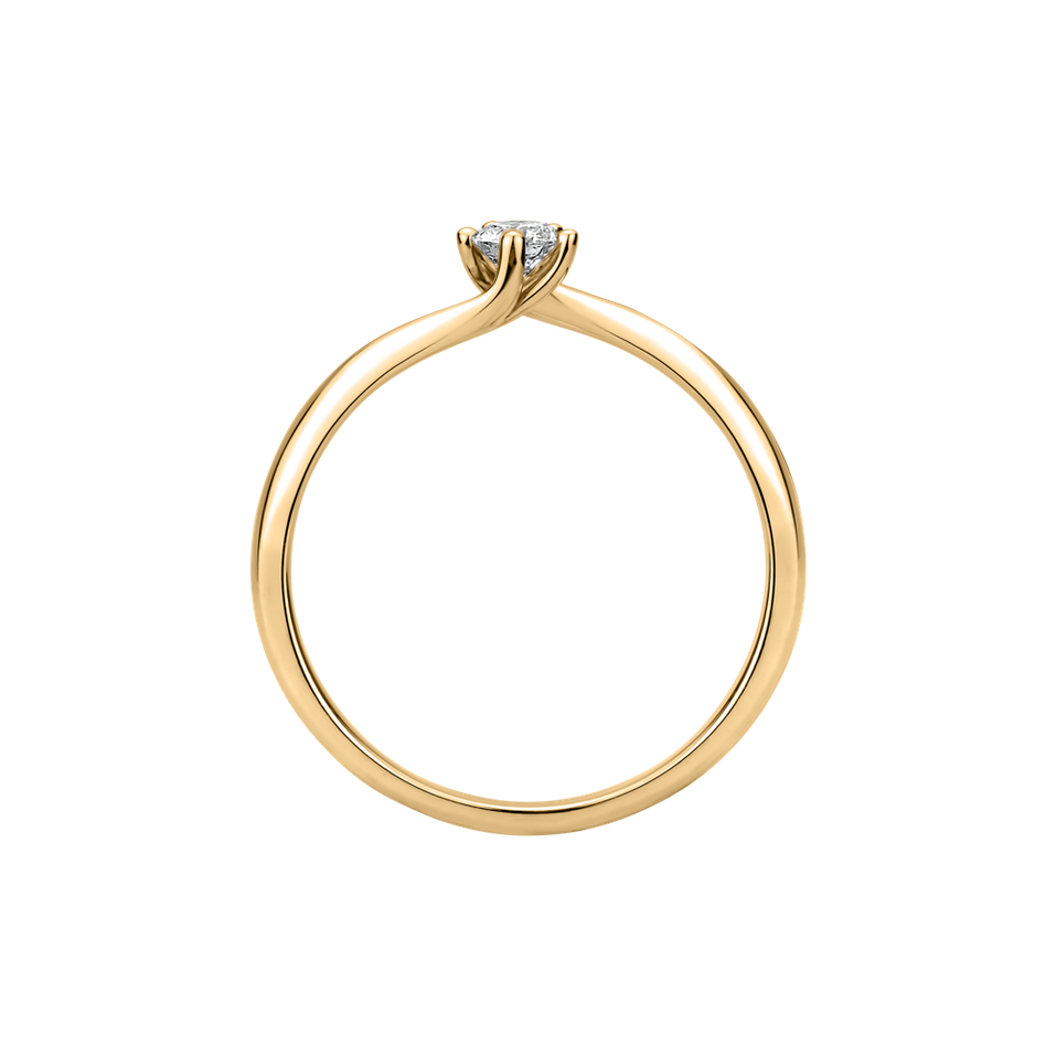 Prsteň s diamantom Vivid Love