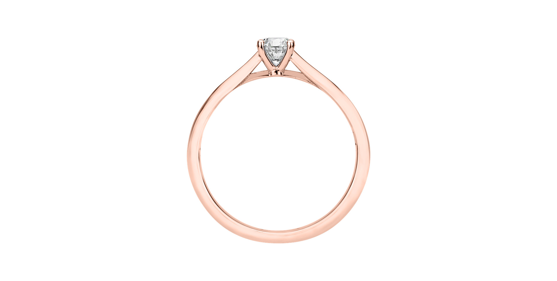 Prsteň s diamantom Forever Love