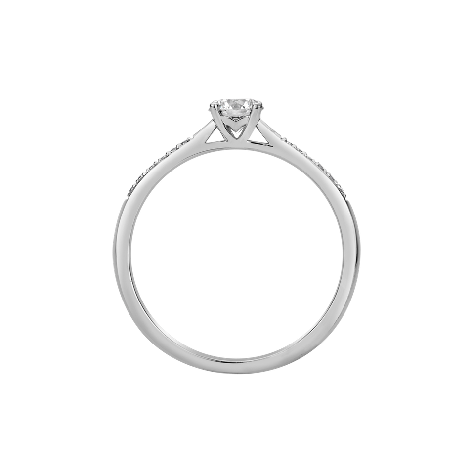 Prsteň s diamantmi Pure Love