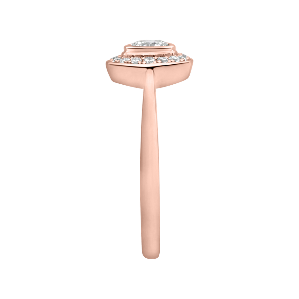 Prsteň s diamantmi Sun Highness