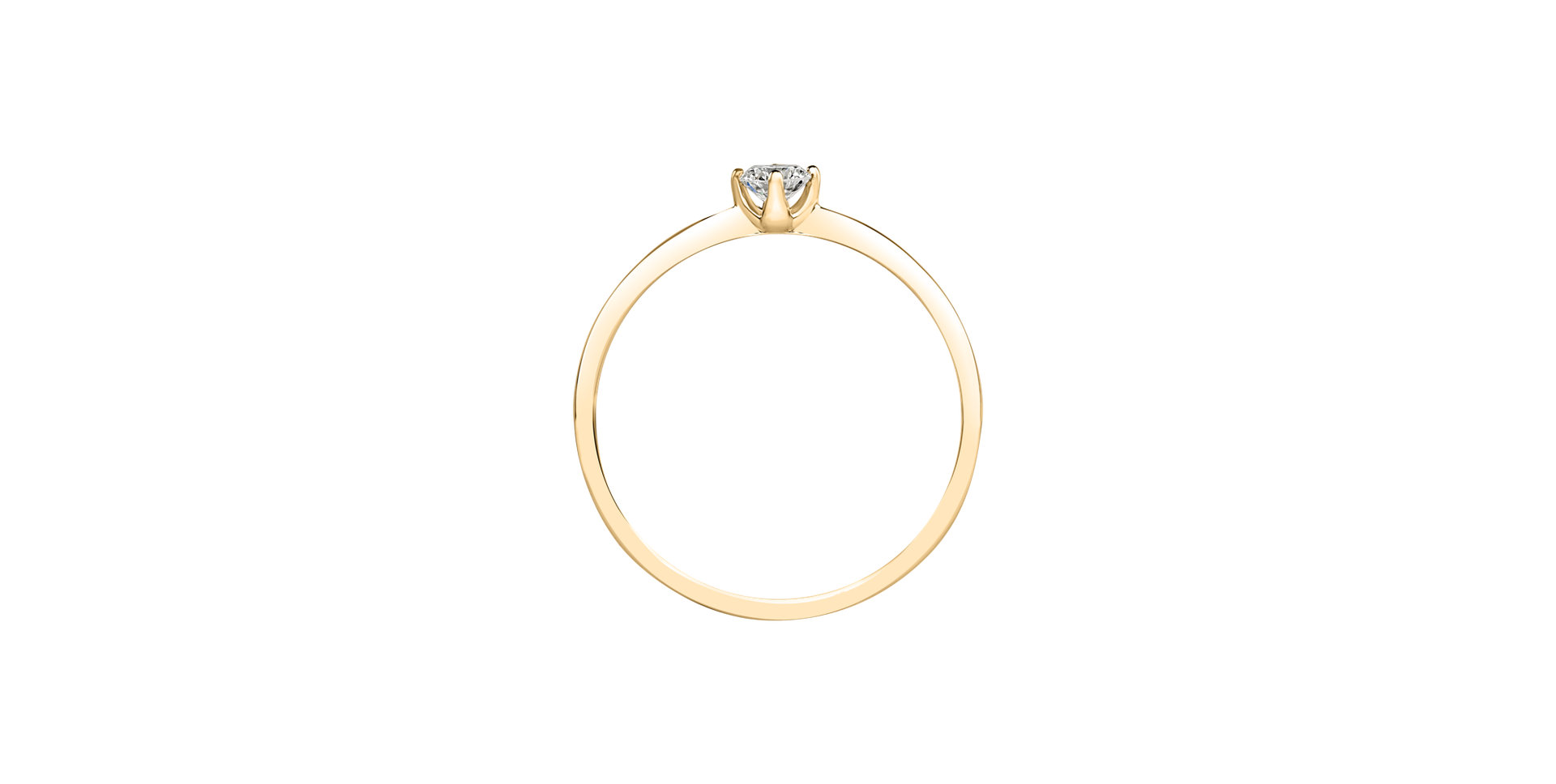 Prsteň s diamantom Love Glow
