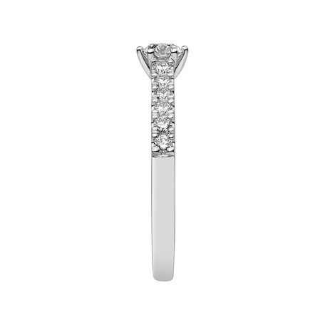 Prsteň s diamantmi Sparkling Love