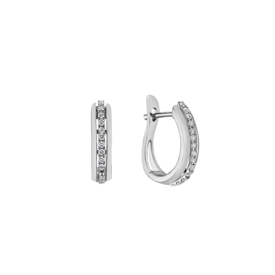 Náušnice s diamantmi Pure Soul