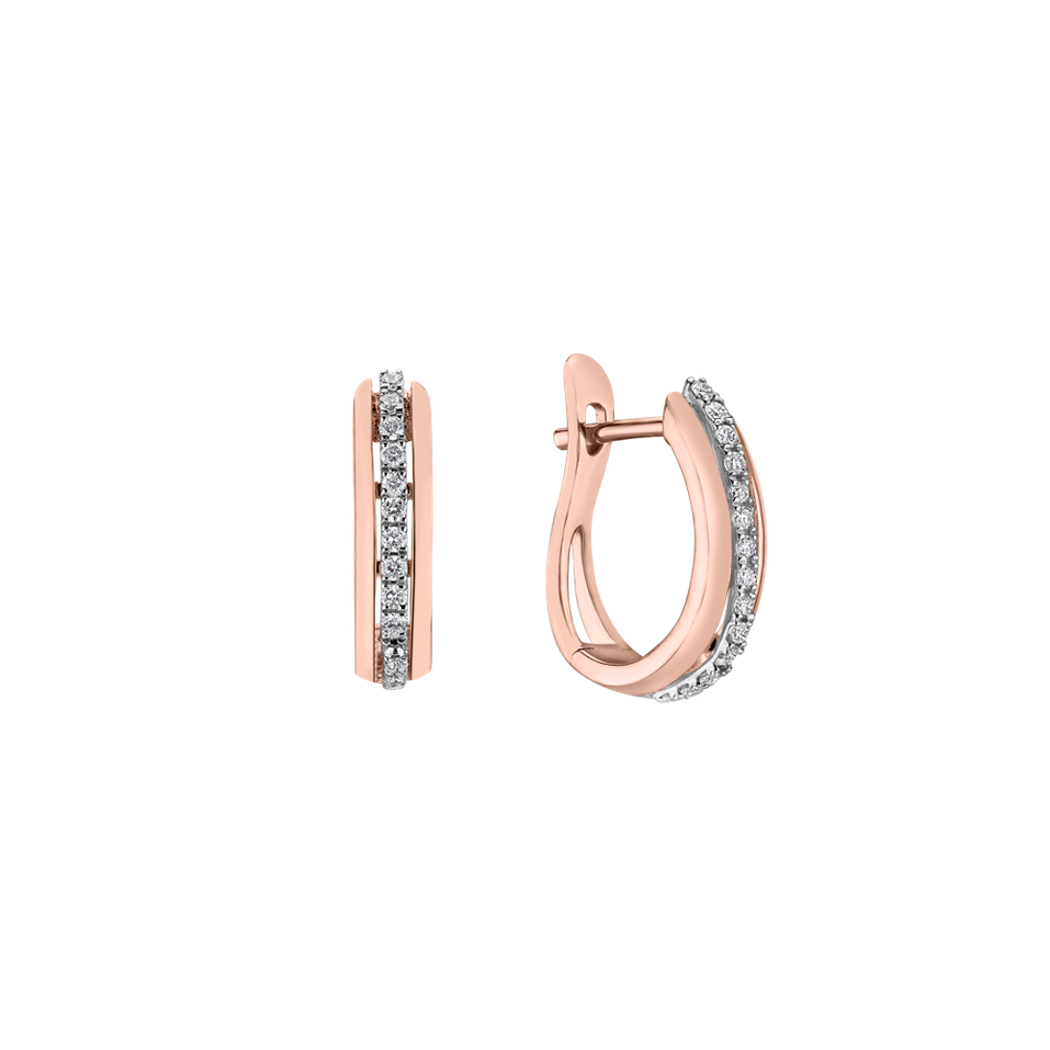 Náušnice s diamantmi Pure Soul