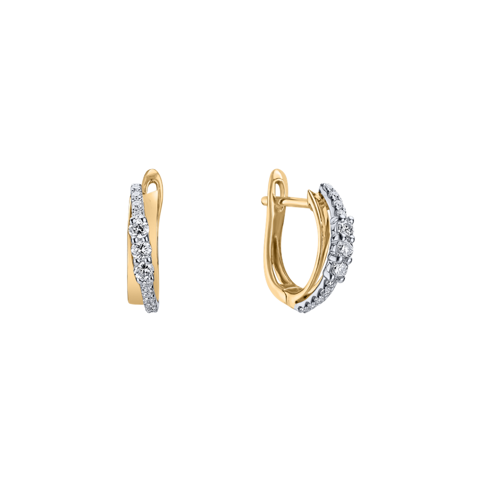 Náušnice s diamantmi Glorious Memory