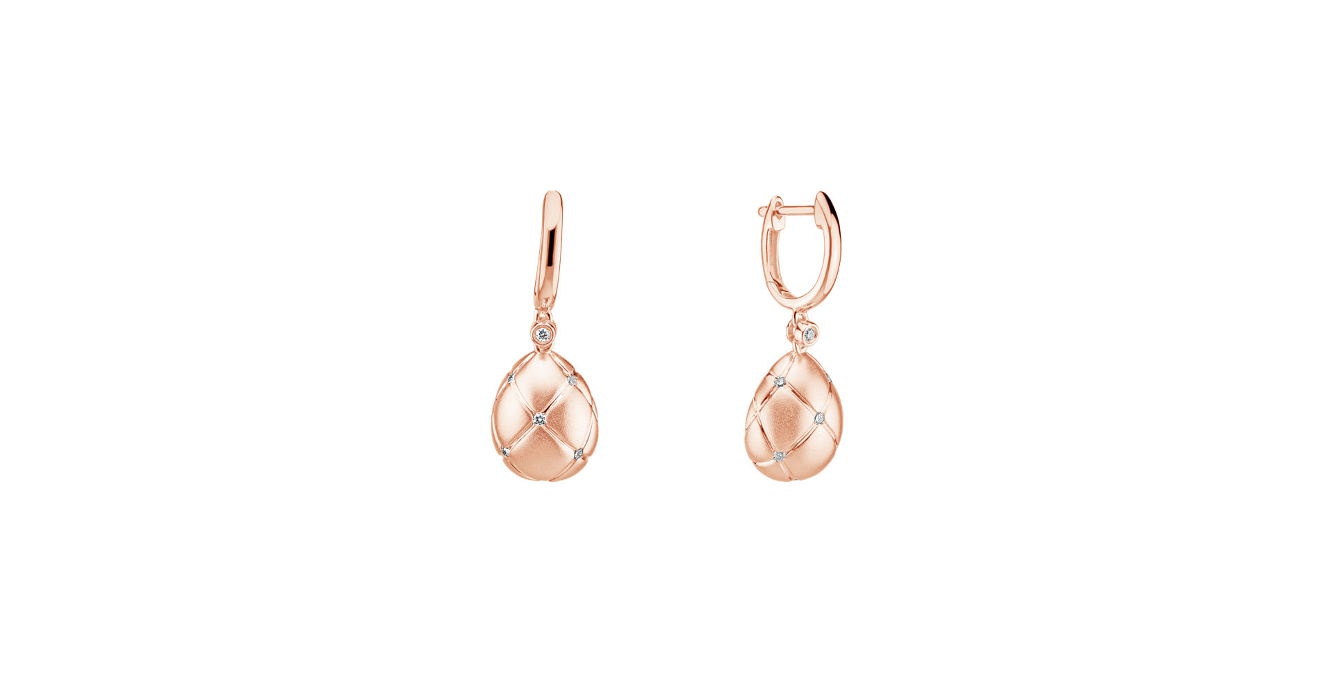 Náušnice s diamantmi Fancy Hero