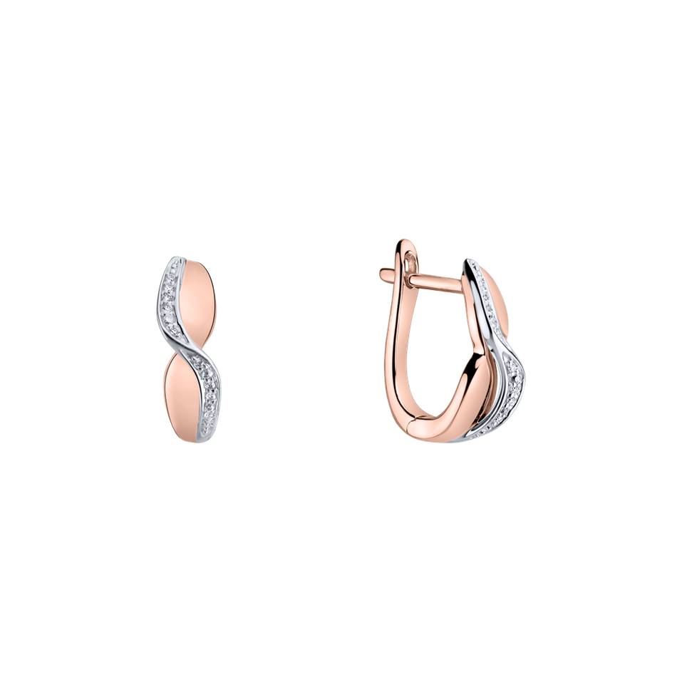 Náušnice s diamantmi Infinite Style