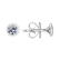 Náušnice s diamantom Shiny Dots3