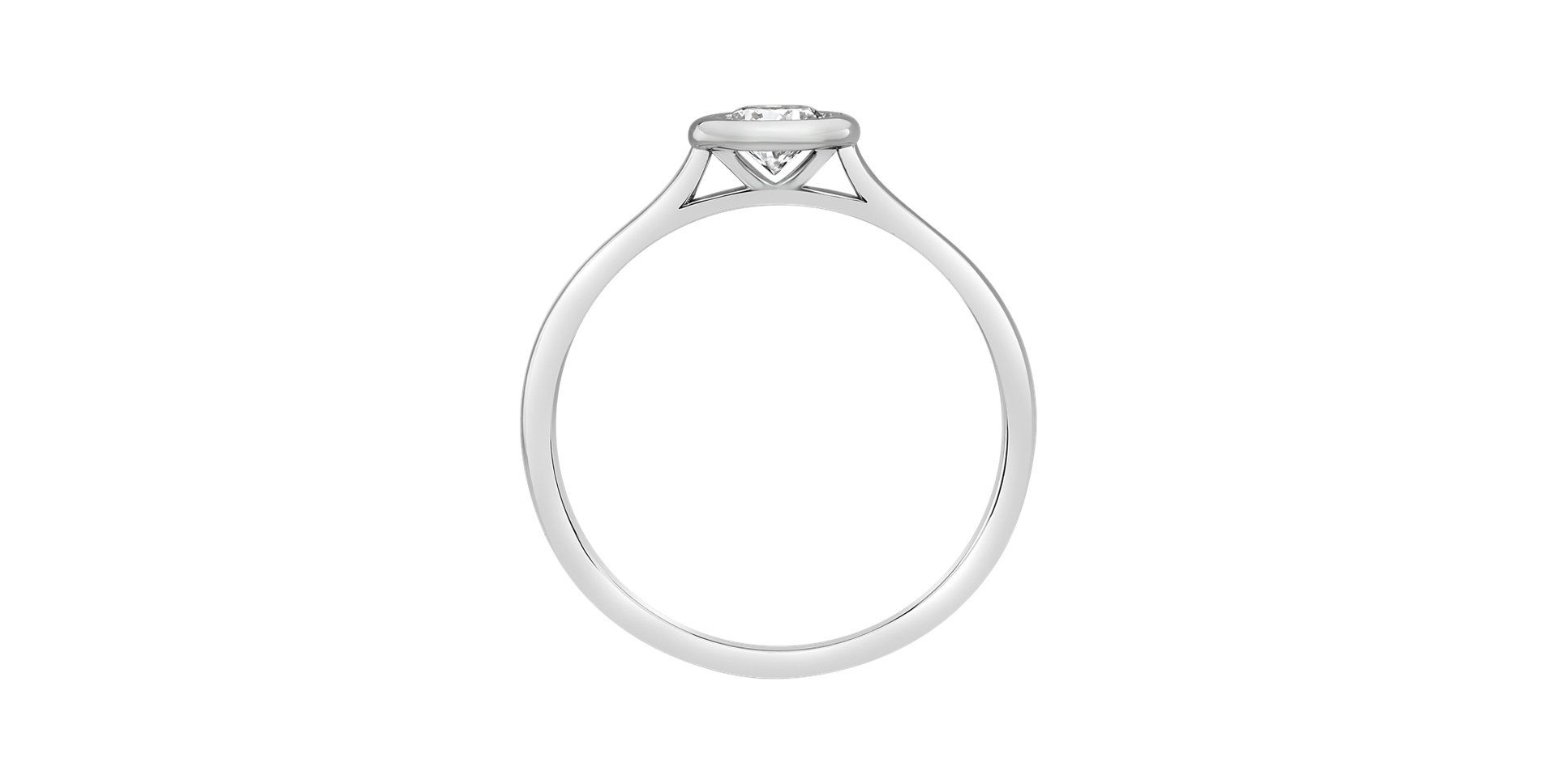 Prsteň s diamantom Classy Dot