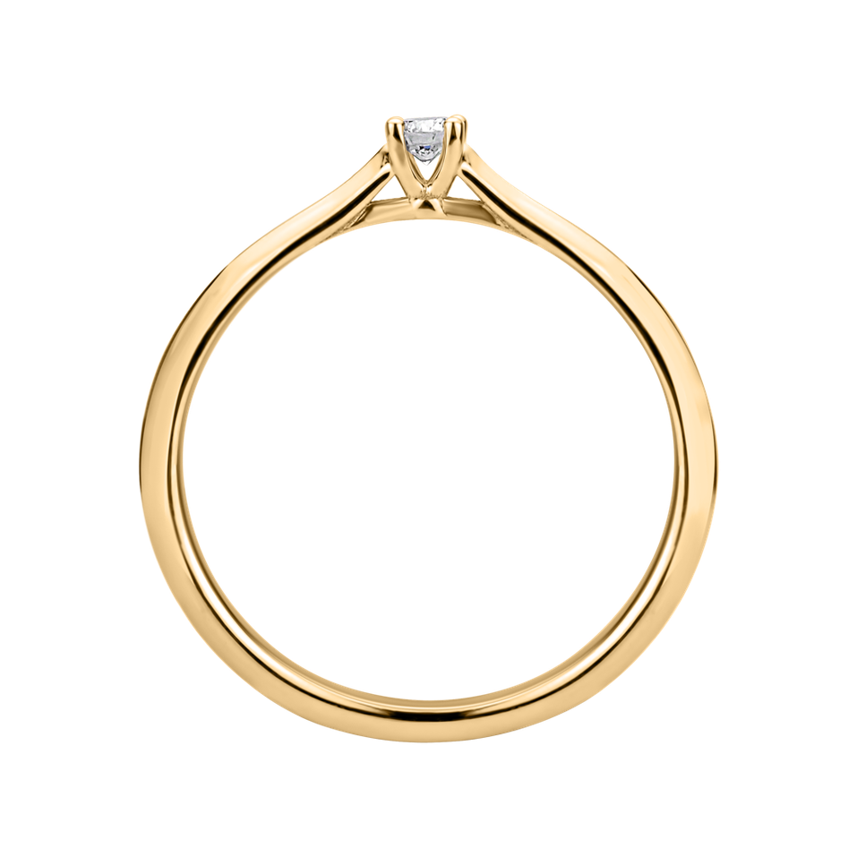 Prsteň s diamantom Forever Love