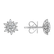 Náušnice s diamantmi Snow Star3