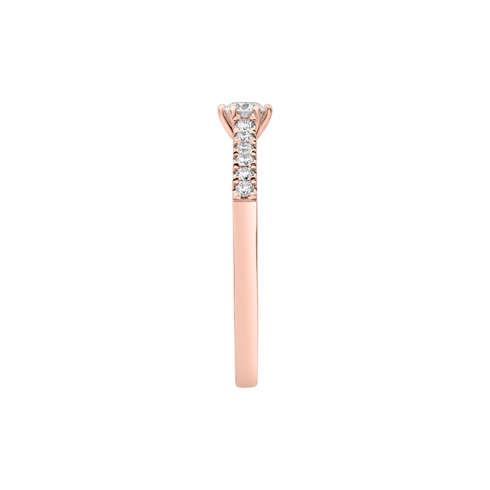 Prsteň s diamantmi Sparkling Love