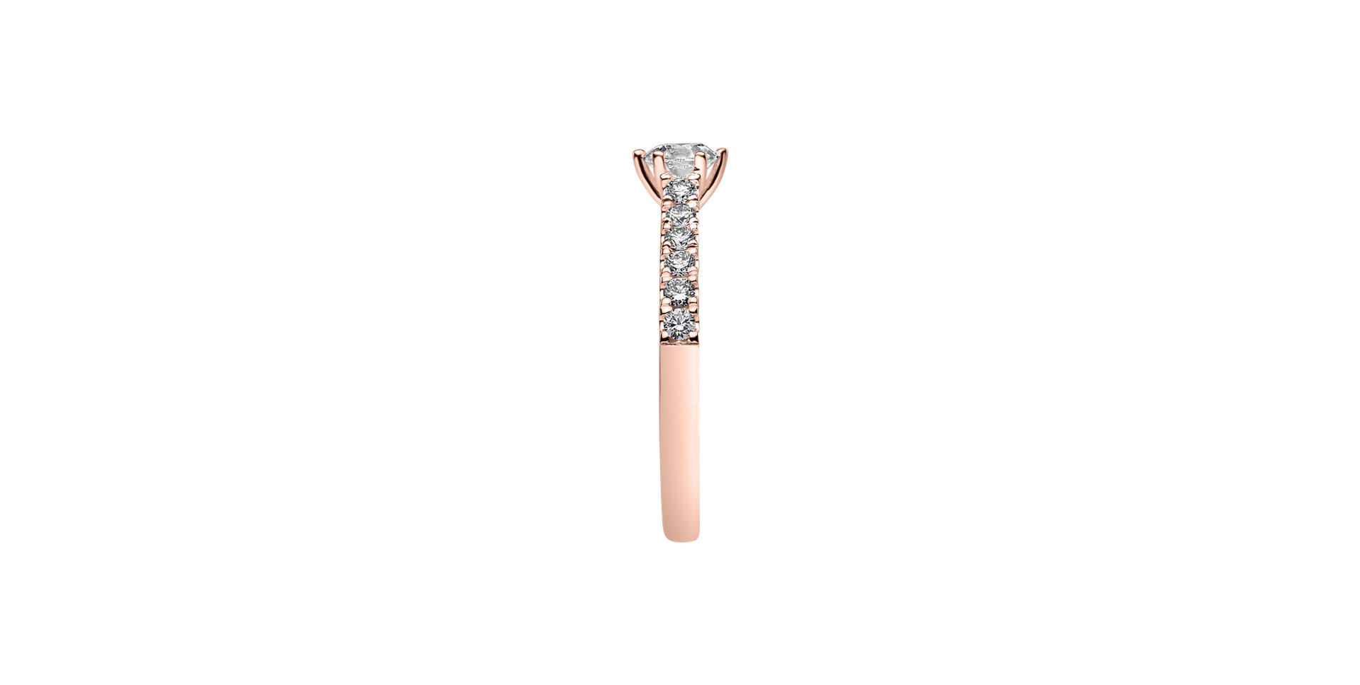 Prsteň s diamantmi Sparkling Love