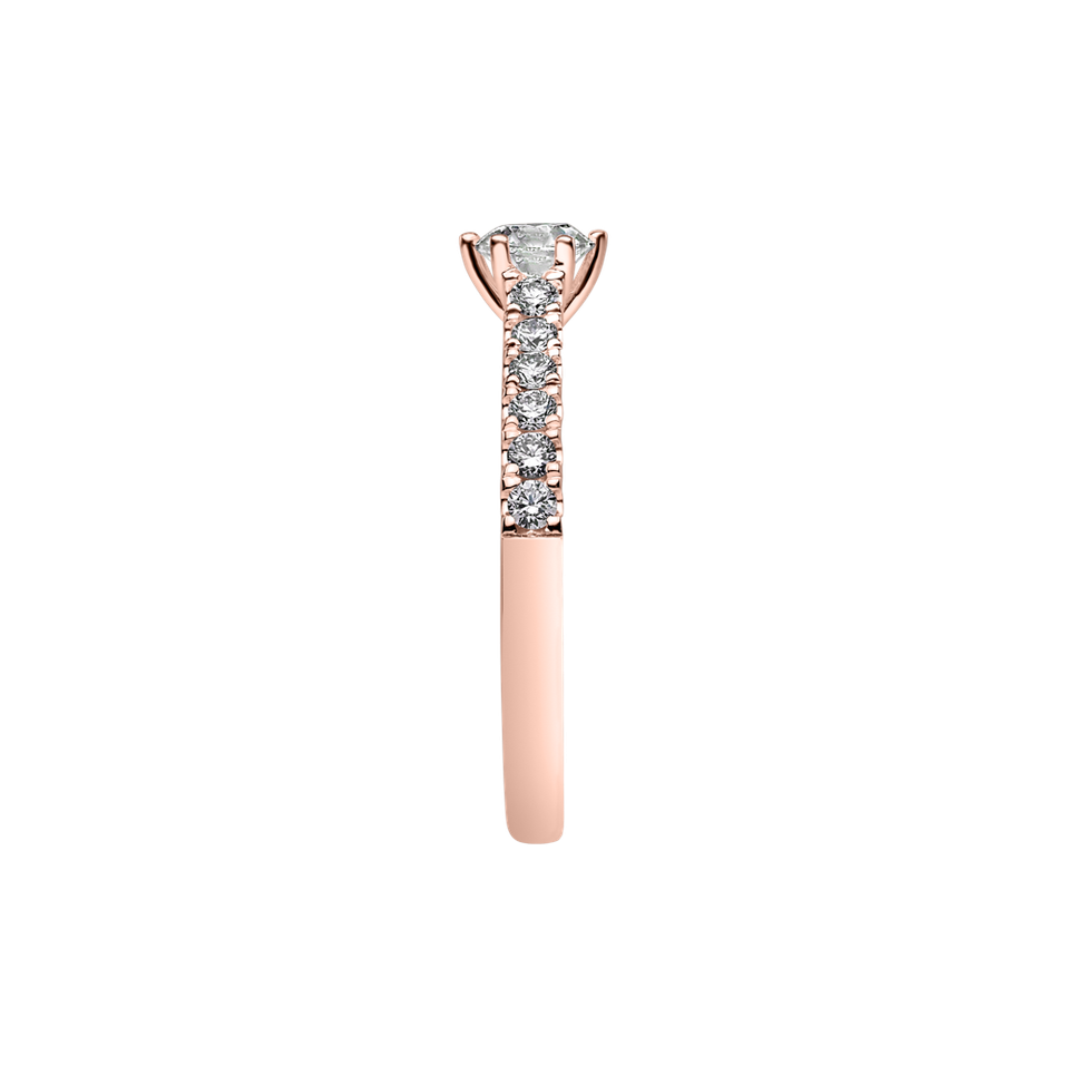 Prsteň s diamantmi Sparkling Love