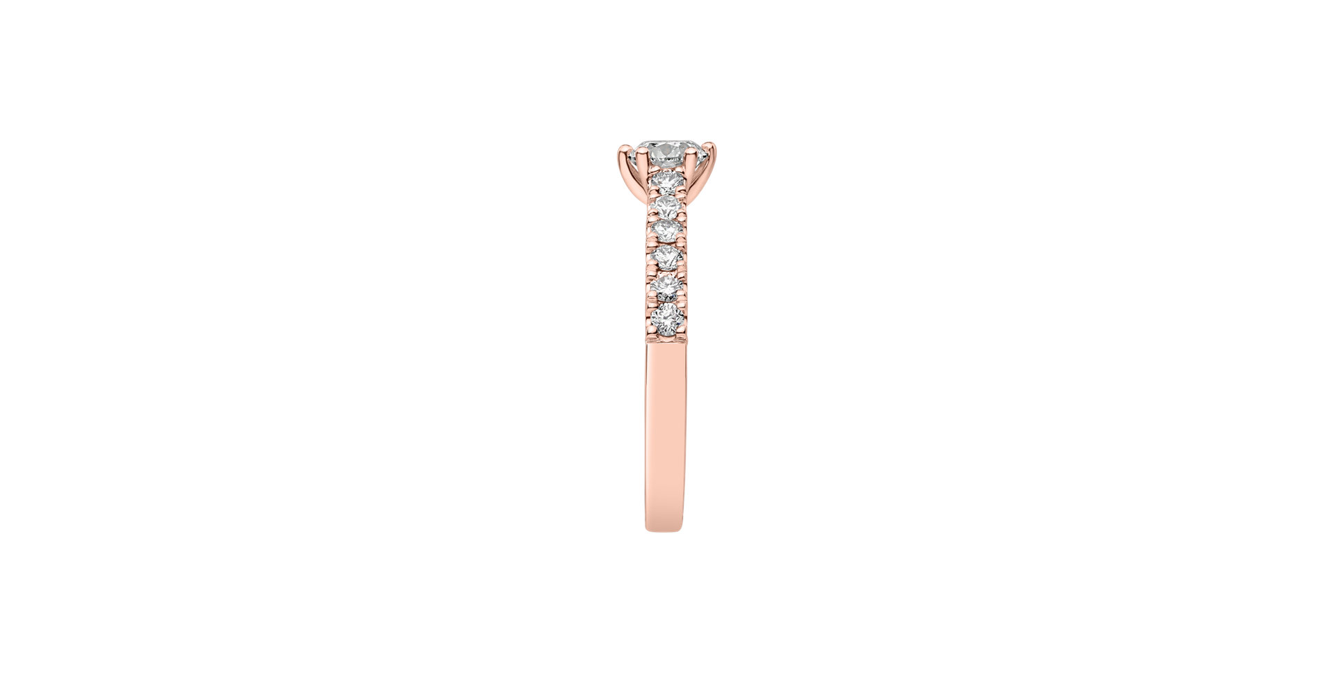 Prsteň s diamantmi Sparkling Love