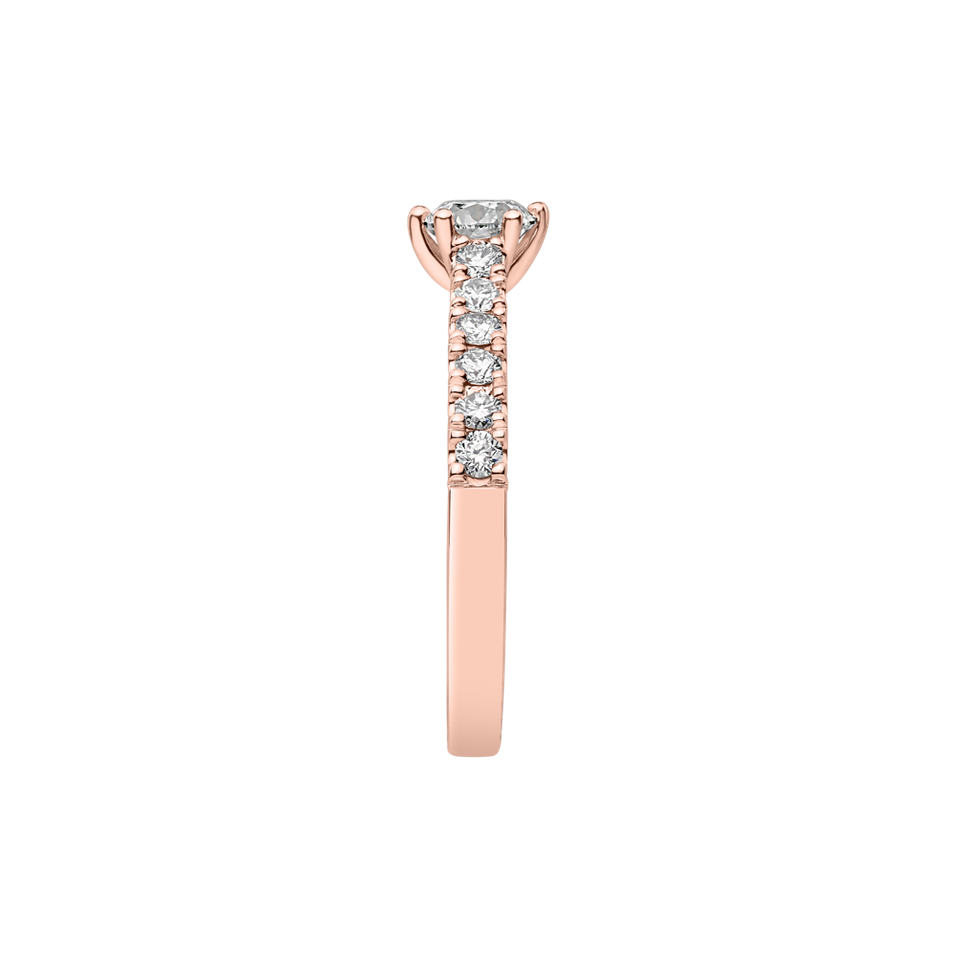 Prsteň s diamantmi Sparkling Love