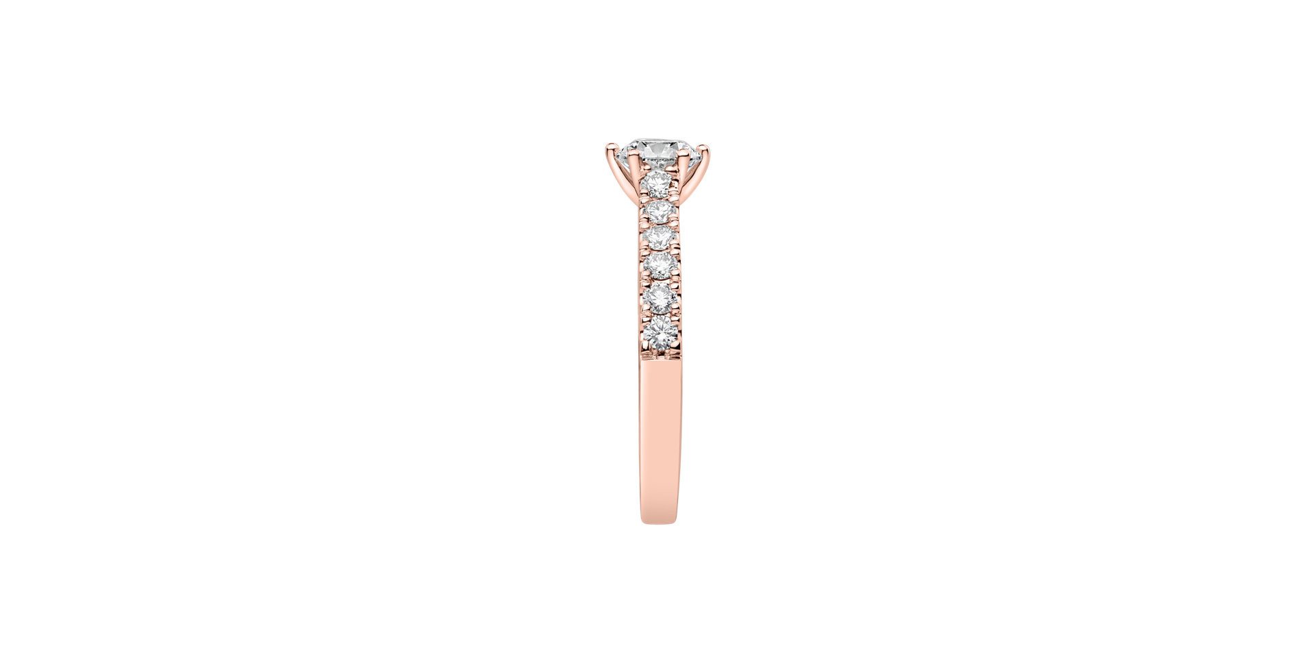 Prsteň s diamantmi Sparkling Love