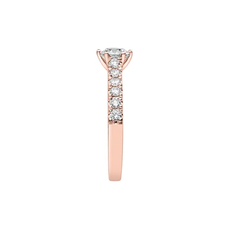 Prsteň s diamantmi Sparkling Love