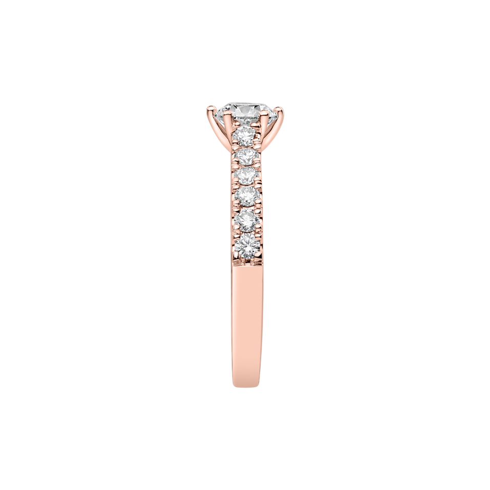 Prsteň s diamantmi Sparkling Love