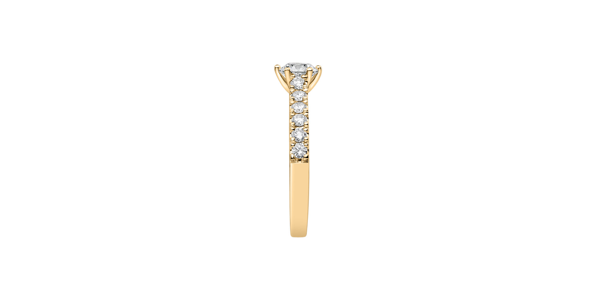Prsteň s diamantmi Sparkling Love