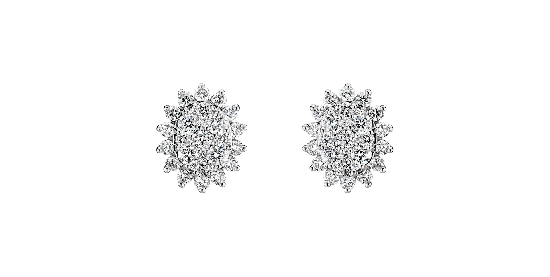 Náušnice s diamantmi Midnight Star