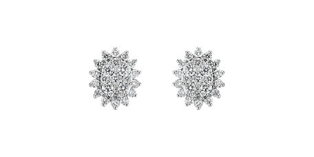 Náušnice s diamantmi Midnight Star
