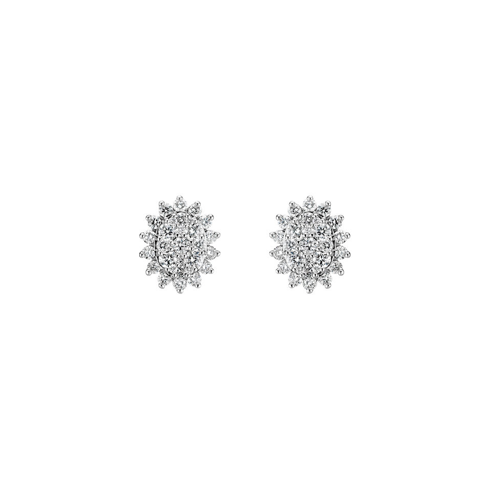 Náušnice s diamantmi Midnight Star