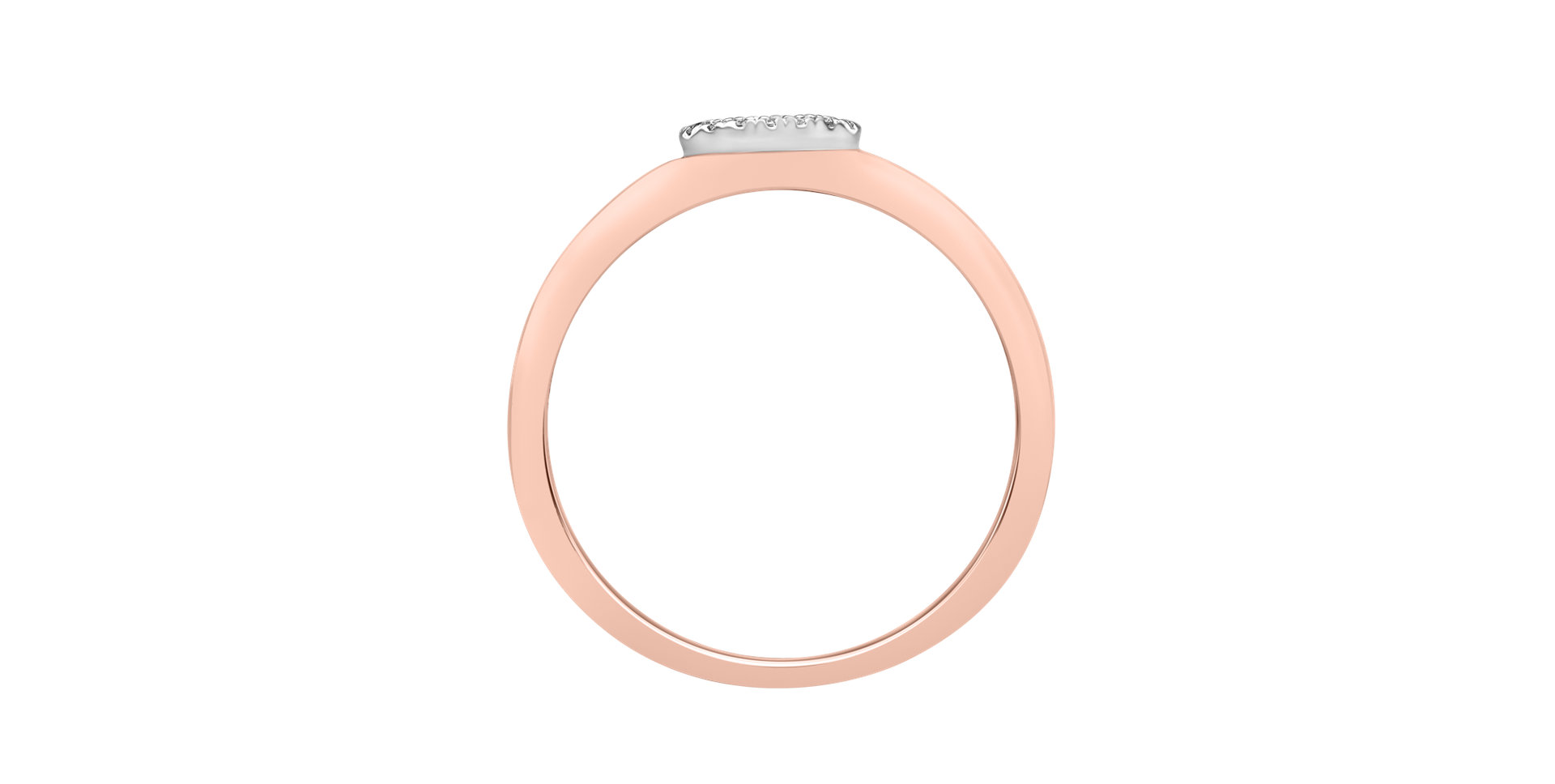 Prsteň s diamantmi Simply Circle