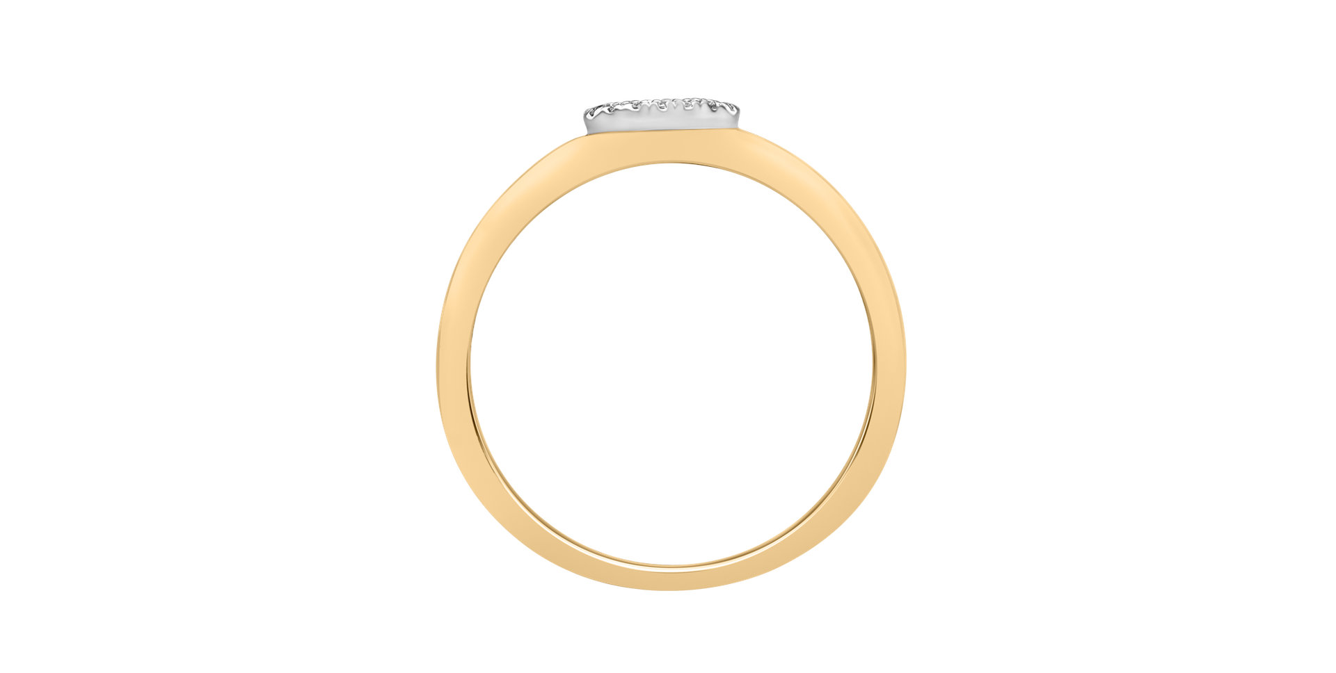 Prsteň s diamantmi Simply Circle