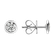 Náušnice s diamantom Shiny Dots3