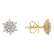 Náušnice s diamantmi Snow Star3