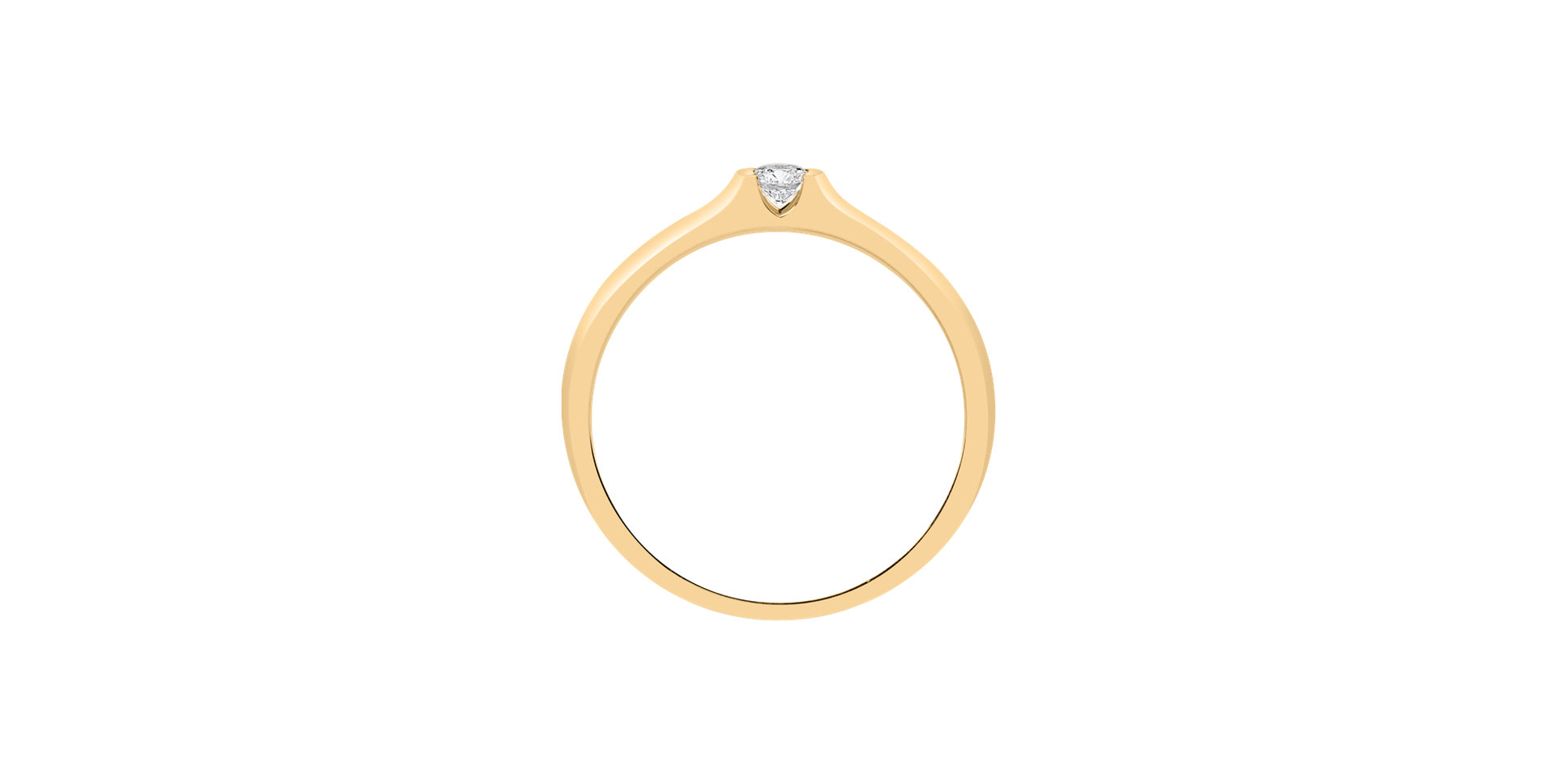 Prsteň s diamantom Brilliant Love