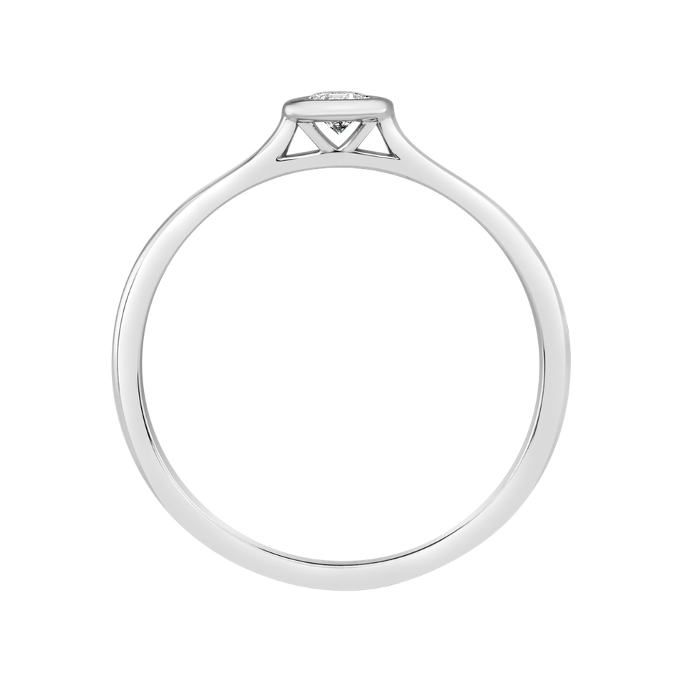 Prsteň s diamantom Classy Dot