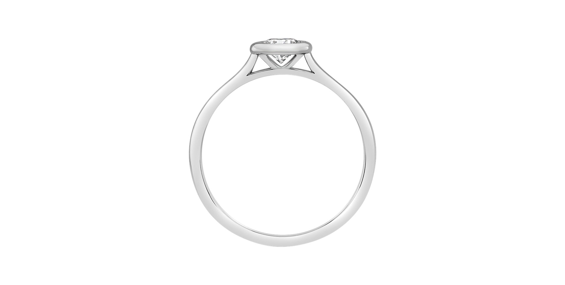 Prsteň s diamantom Classy Dot