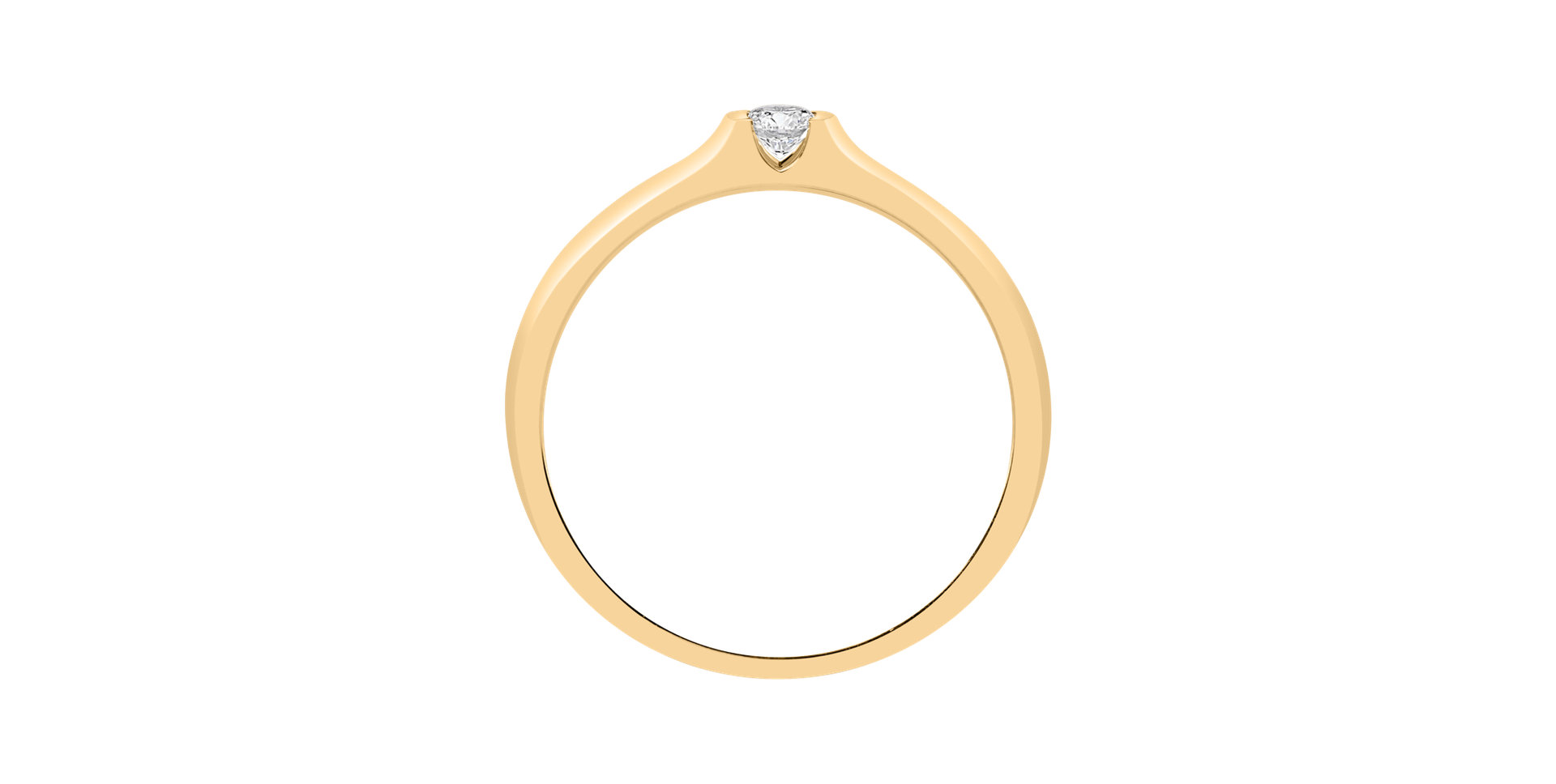 Prsteň s diamantom Brilliant Love