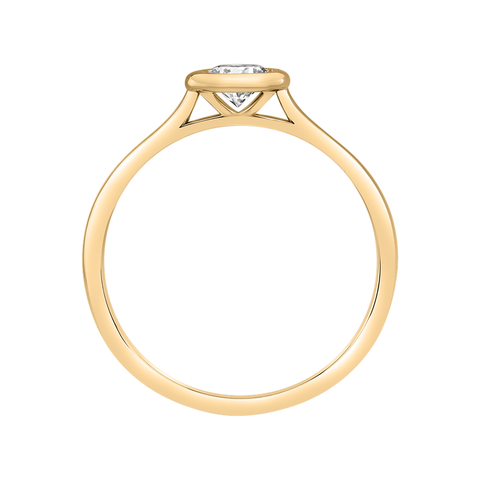 Prsteň s diamantom Classy Dot