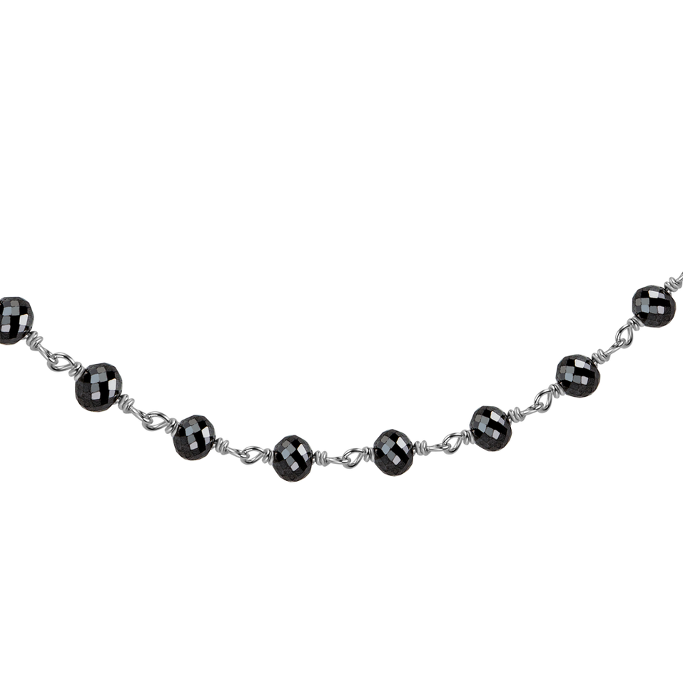 Náramok s čiernymi diamantmi Dark Melody