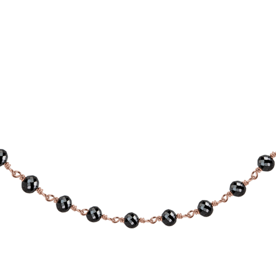 Náramok s čiernymi diamantmi Dark Melody