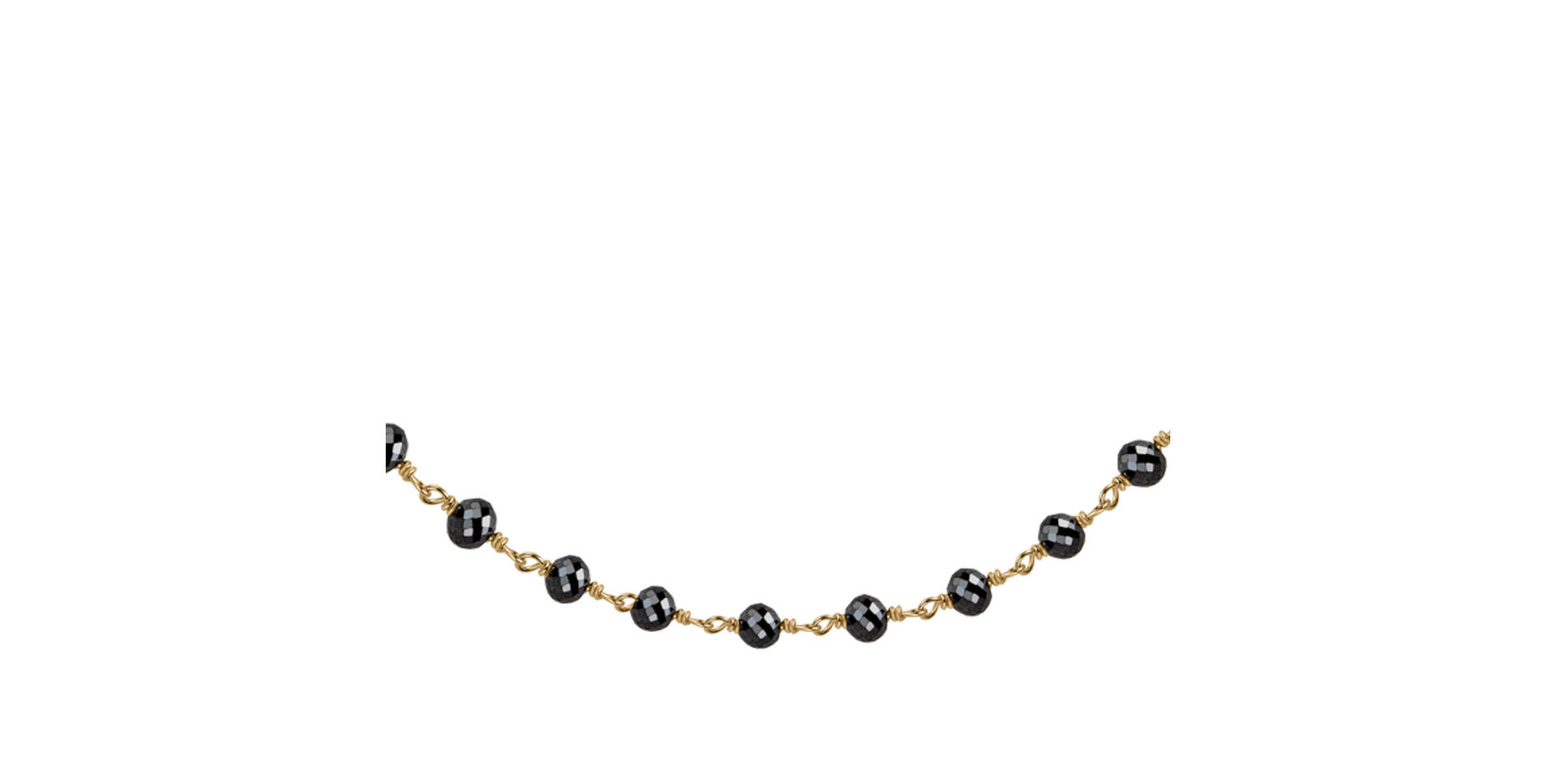 Náramok s čiernymi diamantmi Dark Melody