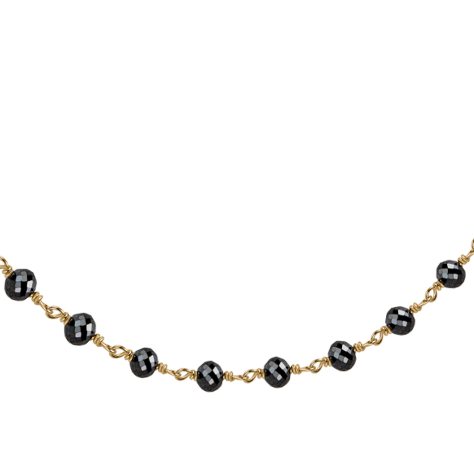 Náramok s čiernymi diamantmi Dark Melody