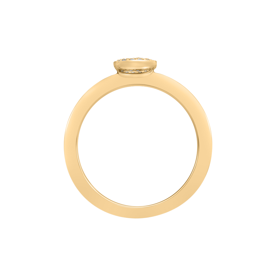 Prsteň s diamantmi Infinite Circle
