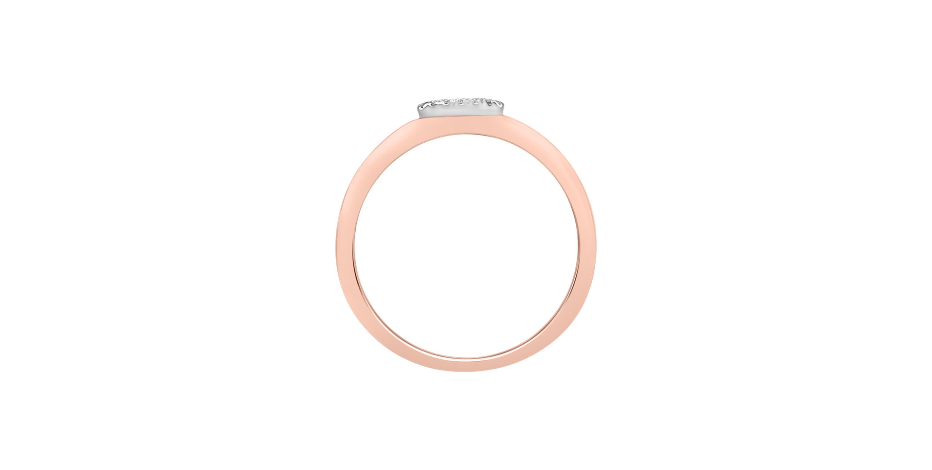 Prsteň s diamantmi Simply Circle