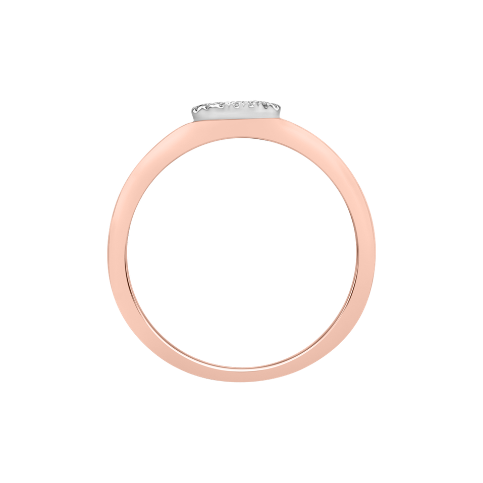 Prsteň s diamantmi Simply Circle