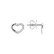 Náušnice s diamantmi Shiny Hearts3