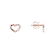 Náušnice s diamantmi Shiny Hearts3