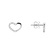 Náušnice s diamantmi Shiny Hearts3
