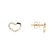 Náušnice s diamantmi Shiny Hearts3