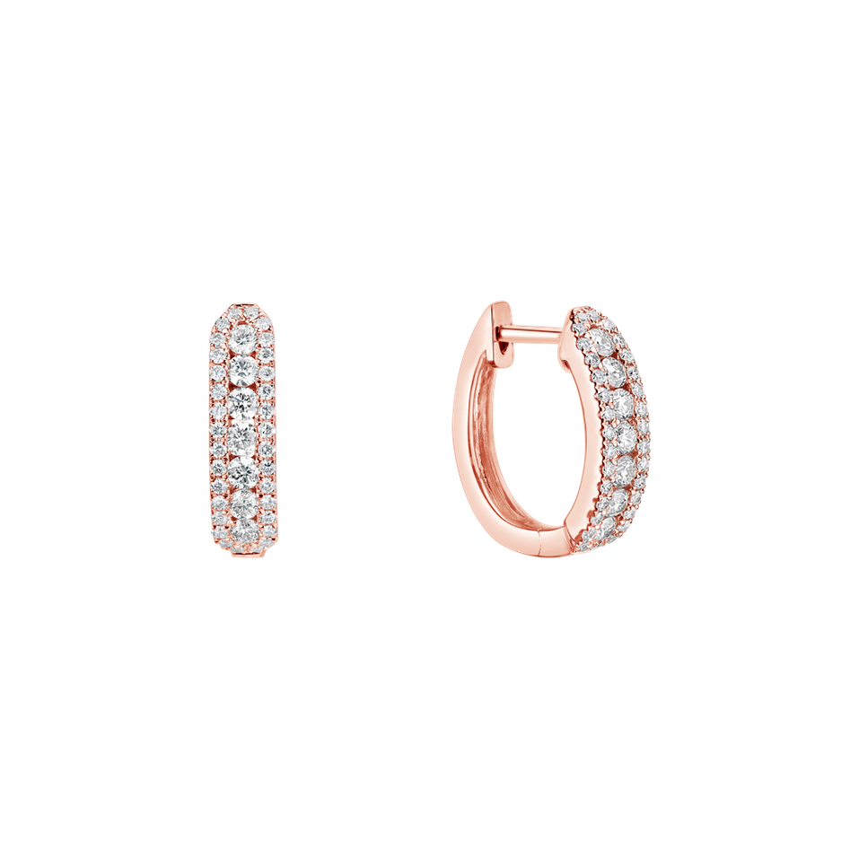 Náušnice s diamantmi Divine Star